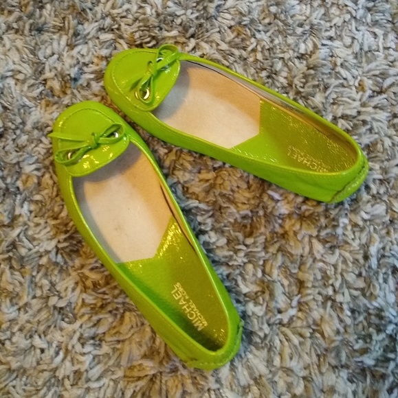 Michael kors shoes womens green Clearance